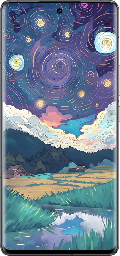 Силиконовый чехол Креативный арт для Vivo IQOO 12 PRO - 6322u-3420 изображение 