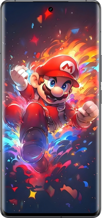 Силиконовый чехол Супер Марио для Vivo IQOO 12 PRO - 6342u-3420 изображение 