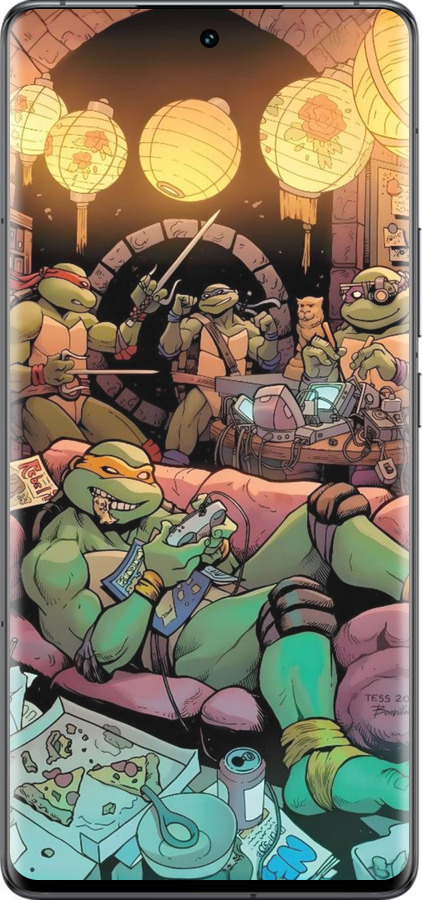 Силиконовый чехол Черепашки нинзя для Vivo IQOO 12 PRO - 6346u-3420 изображение 