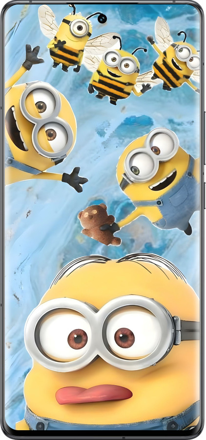 Силиконовый чехол Миньоны для Vivo IQOO 12 PRO - 6386u-3420 изображение 