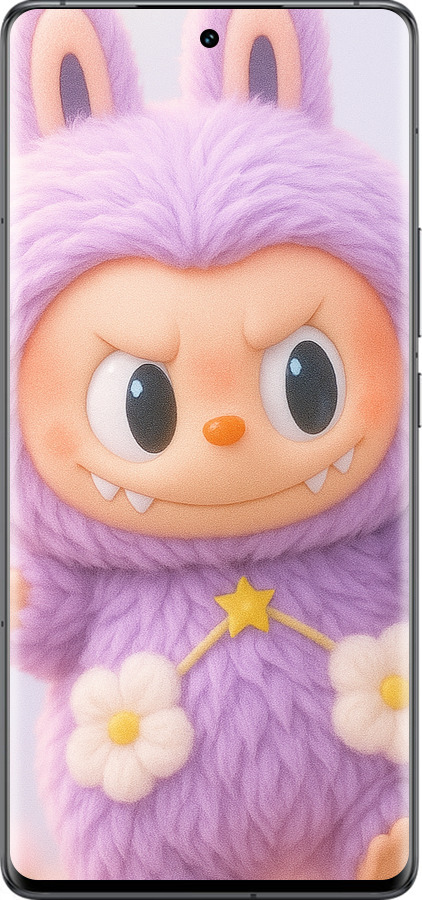 Силіконовий чехол Лабубу для Vivo IQOO 12 PRO - 6708u-3420 изображение 