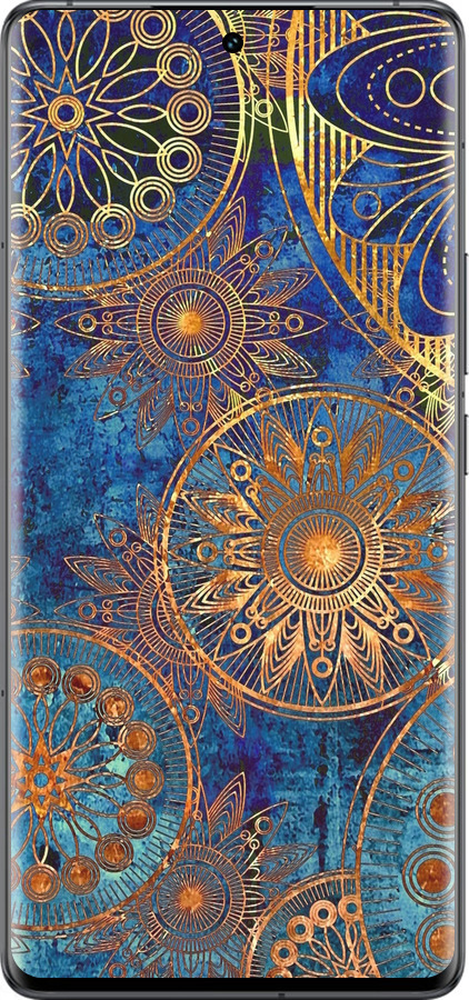 Силиконовый чехол Золотой узор для Vivo IQOO 12 PRO - 678u-3420 изображение 