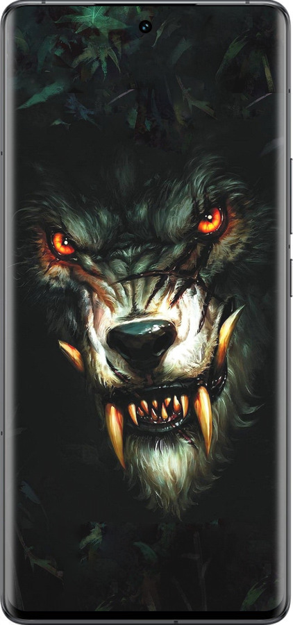 Силиконовый чехол Дьявольский волк для Vivo IQOO 12 PRO - 833u-3420 изображение 