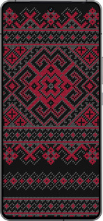 Силиконовый чехол Вышиванка 52 для Vivo iQOO 12 - 1763u-3433 изображение 