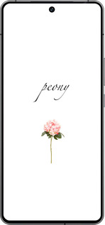 Силиконовый чехол Пион для Vivo iQOO 12 - 4366u-3433 изображение 