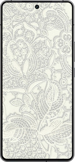 Силиконовый чехол Белое кружево для Vivo iQOO 12 - 4383u-3433 изображение 