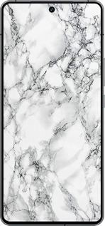 Силиконовый чехол Мрамор белый для Vivo iQOO 12 - 4480u-3433 изображение 