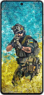 Силиконовый чехол Воин ЗСУ для Vivo iQOO 12 - 5311u-3433 изображение 