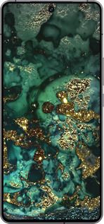 Силіконовий чехол Мармур золото багатство для Vivo iQOO 12 - 5419u-3433 изображение 