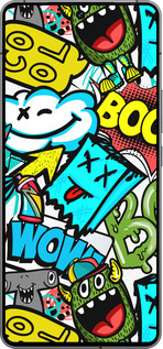 Силиконовый чехол Стикеры v4 для Vivo iQOO 12 - 5508u-3433 изображение 