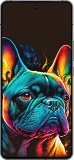 Силиконовый чехол Яркий бульдог для Vivo iQOO 12 - 5547u-3433 изображение 