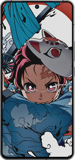 Силиконовый чехол Танджиро Камадо для Vivo iQOO 12 - 5574u-3433 изображение 