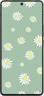 Силиконовый чехол Ромашки v4 для Vivo iQOO 12 - 5603u-3433 изображение 