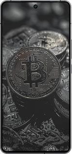 Силиконовый чехол Black Bitcoin для Vivo iQOO 12 - 6090u-3433 изображение 