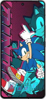 Силіконовий чехол Соник для Vivo iQOO 12 - 6284u-3433 изображение 