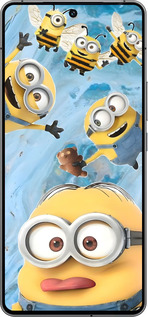 Силиконовый чехол Миньоны для Vivo iQOO 12 - 6386u-3433 изображение 