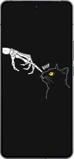 Силиконовый чехол Кошка для Vivo iQOO 12 - 6505u-3433 изображение 