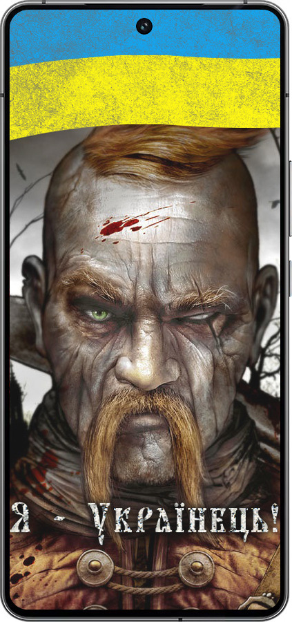 Силиконовый чехол Козак-Украинец для Vivo iQOO 12 - 1150u-3433 изображение 