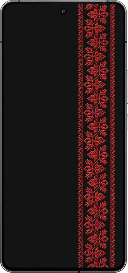 Силиконовый чехол Вышиванка 53 для Vivo iQOO 12 - 2041u-3433 изображение 