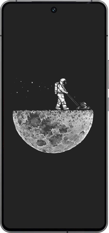 Силиконовый чехол Moon in dark для Vivo iQOO 12 - 4176u-3433 изображение 