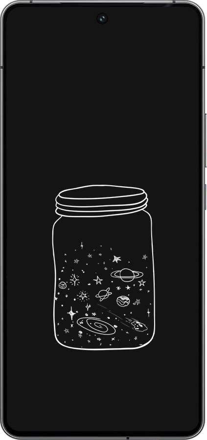 Силиконовый чехол Космос в банке для Vivo iQOO 12 - 4297u-3433 изображение 