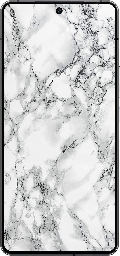 Силиконовый чехол Мрамор белый для Vivo iQOO 12 - 4480u-3433 изображение 