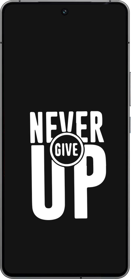 Силиконовый чехол Никогда не сдавайся для Vivo iQOO 12 - 4572u-3433 изображение 