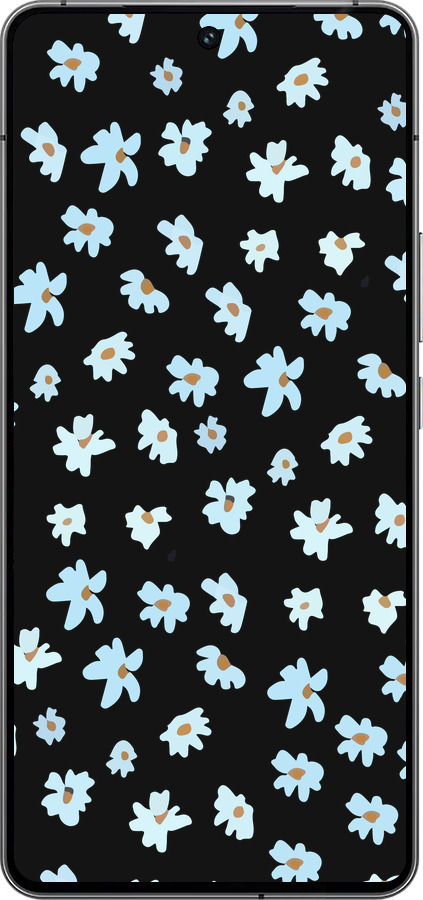 Силиконовый чехол Цветочный для Vivo iQOO 12 - 4900u-3433 изображение 