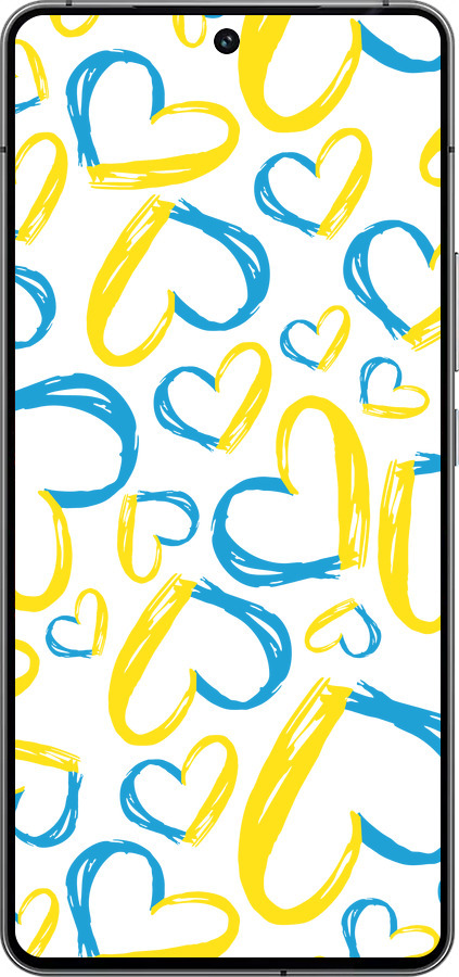 Силіконовий чехол Серця UA  для Vivo iQOO 12 - 5292u-3433 изображение 