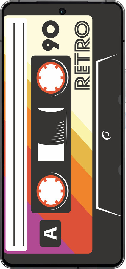 Силиконовый чехол Кассета с90 v4 для Vivo iQOO 12 - 5532u-3433 изображение 