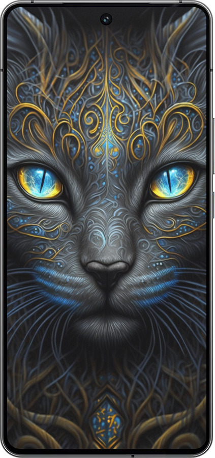 Силиконовый чехол Кошка для Vivo iQOO 12 - 5548u-3433 изображение 