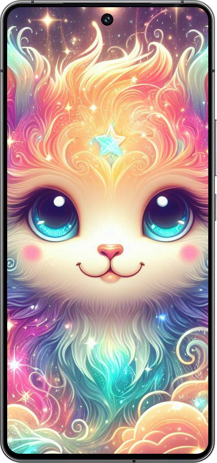 Силиконовый чехол Сказочный котенок для Vivo iQOO 12 - 5813u-3433 изображение 