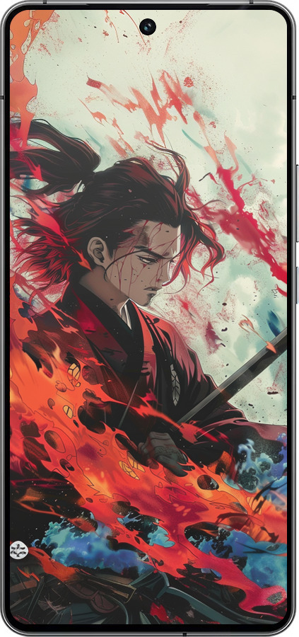 Силиконовый чехол Битва стихий для Vivo iQOO 12 - 6110u-3433 изображение 