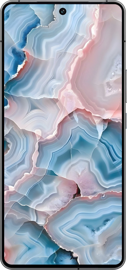 Силиконовый чехол Мрамор для Vivo iQOO 12 - 6306u-3433 изображение 