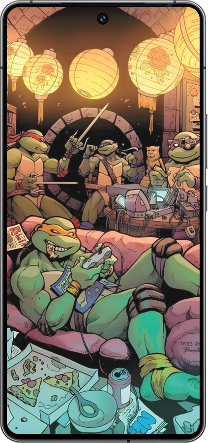 Силиконовый чехол Черепашки нинзя для Vivo iQOO 12 - 6346u-3433 изображение 