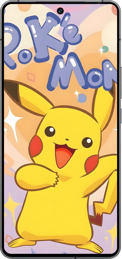 Силиконовый чехол Пикачу для Vivo iQOO 12 - 6383u-3433 изображение 