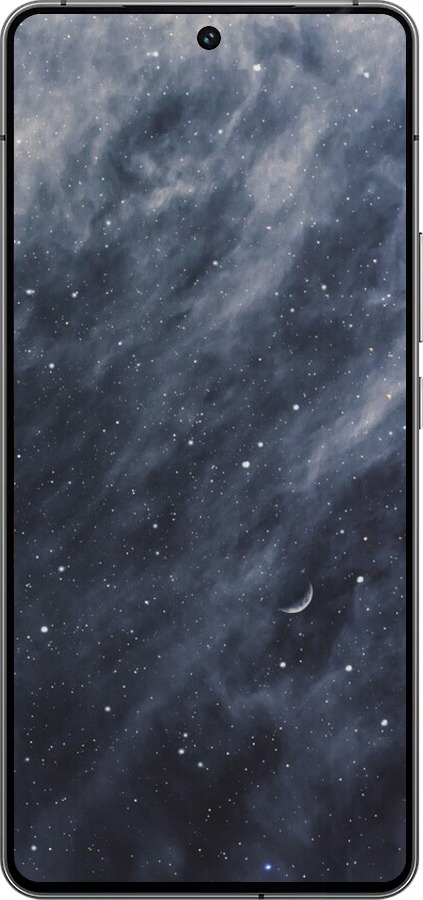 Силиконовый чехол Голубые облака, Голубая луна для Vivo iQOO 12 - 6398u-3433 изображение 