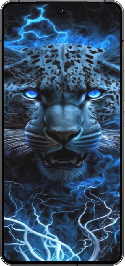 Силиконовый чехол Ледяной леопард для Vivo iQOO 12 - 6460u-3433 изображение 