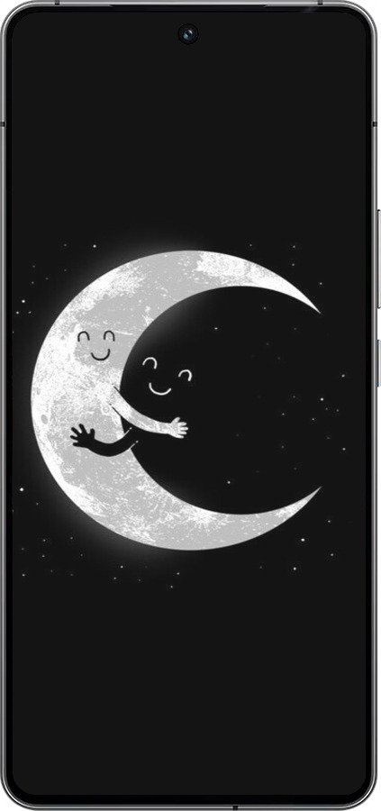 Силиконовый чехол Лунные объятия для Vivo iQOO 12 - 6508u-3433 изображение 