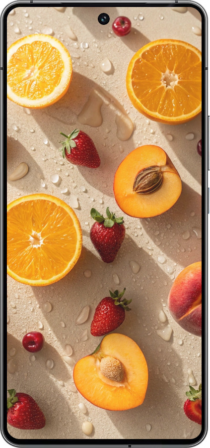 Силиконовый чехол Фрукты 3 для Vivo iQOO 12 - 6703u-3433 изображение 