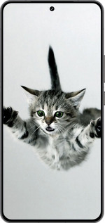 Силиконовый чехол Летящий котёнок для Vivo IQOO 13 - 2322u-3913 изображение 