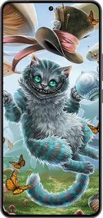 Силиконовый чехол Чеширский кот 2 для Vivo IQOO 13 - 3993u-3913 изображение 