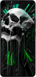 Силиконовый чехол Череп-часы для Vivo IQOO 13 - 4100u-3913 изображение 