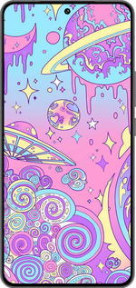 Силиконовый чехол Розовая галактика для Vivo IQOO 13 - 4146u-3913 изображение 