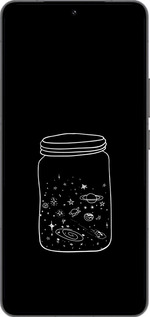 Силиконовый чехол Космос в банке для Vivo IQOO 13 - 4297u-3913 изображение 