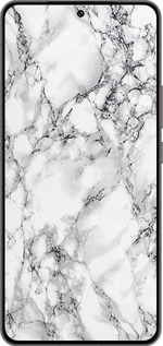 Силиконовый чехол Мрамор белый для Vivo IQOO 13 - 4480u-3913 изображение 