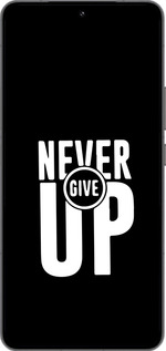 Силиконовый чехол Никогда не сдавайся для Vivo IQOO 13 - 4572u-3913 изображение 