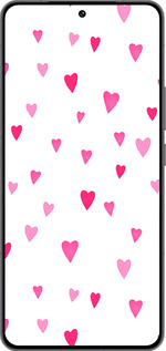 Силиконовый чехол Сердечки 2 для Vivo IQOO 13 - 4763u-3913 изображение 