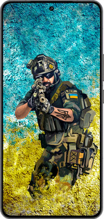 Силиконовый чехол Воин ЗСУ для Vivo IQOO 13 - 5311u-3913 изображение 