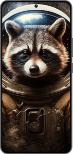 Силиконовый чехол Raccoon austronaut для Vivo IQOO 13 - 5581u-3913 изображение 